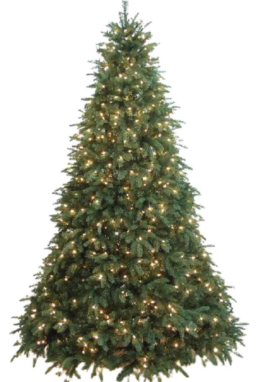 Kunstig juletre 180 cm 40% PE og 60% PVC 300 LED varmhvit