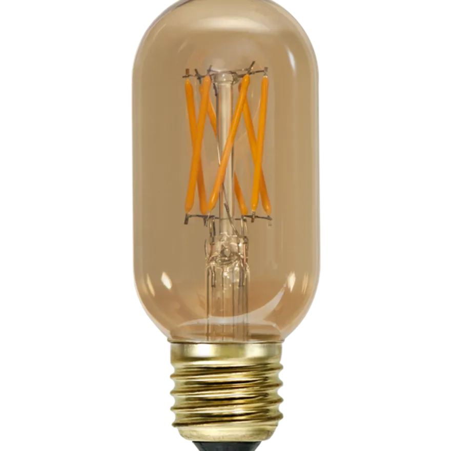 LED-pære 3,7W dimbar, Vintage Gold 45mm E27