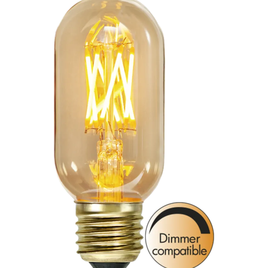 LED-pære 3,7W dimbar, Vintage Gold 45mm E27