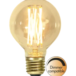 LED-pære 3,7W dimbar, Vintage Gold 80mm