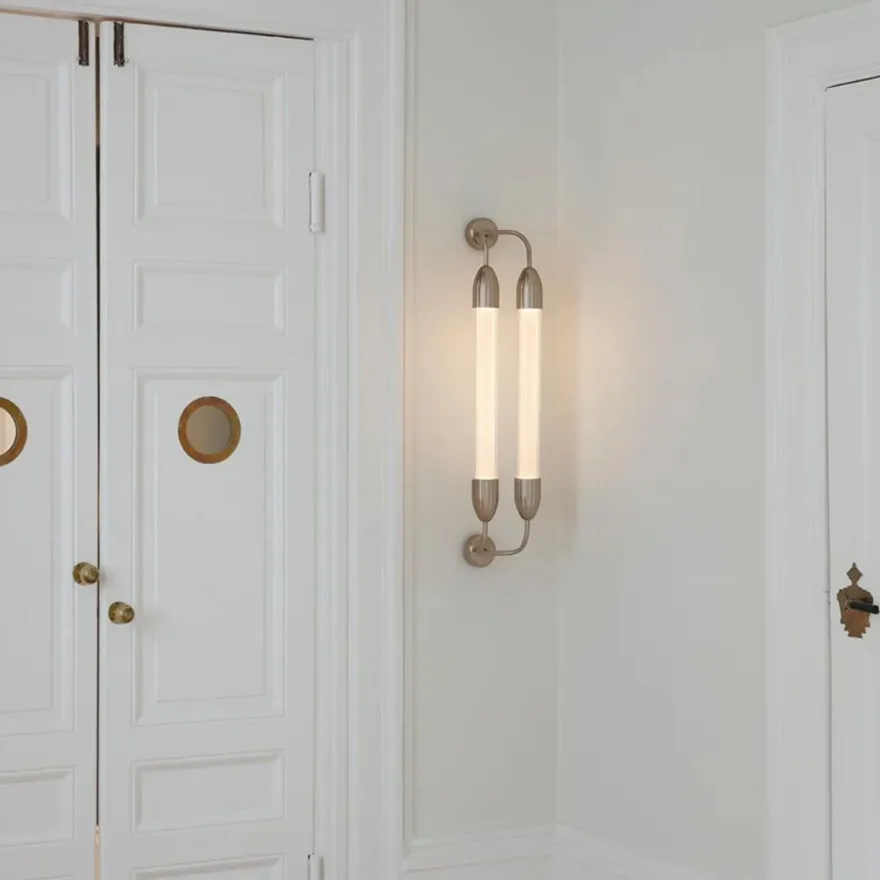 Lemon Squeeze kort dobbel vegglampe