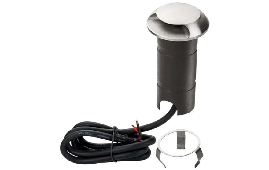 Luna Deco 1 uplight utendørs 3W 3000 Kelvin IP67 - Rustfritt stål