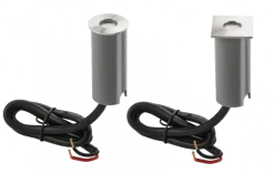 Luna mini uplight utendørs 1,5W 3000 Kelvin IP67 - Rustfritt stål
