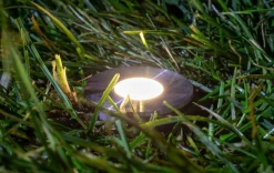 Luna mini uplight utendørs 1,5W 3000 Kelvin IP67 - Rustfritt stål