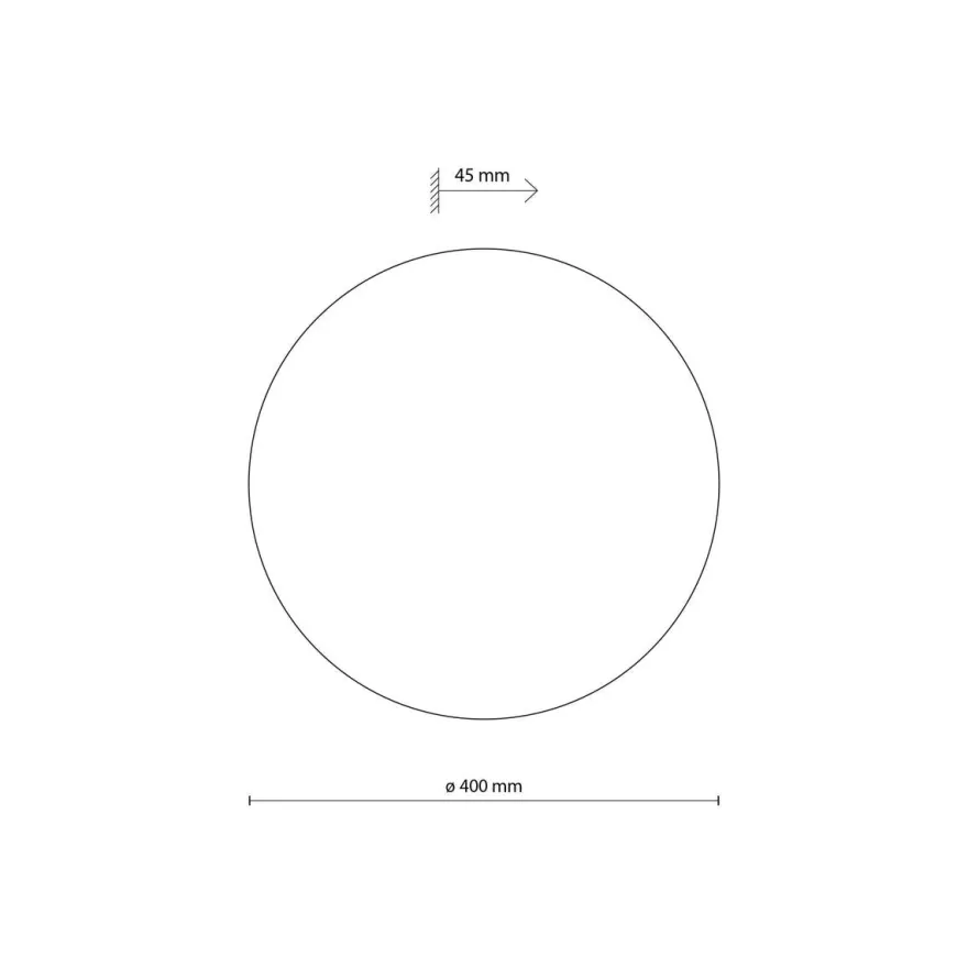 Luna vegglampe 40 cm