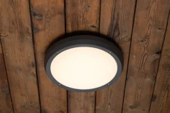 Luno taklampe 30 cm utendørs IP65 13W 3000K IK6 - Grafitt grå