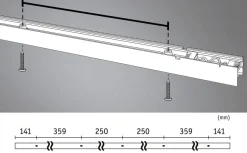 Lyskanal 1,5 meter til Linion kanalsystem 25,5W 3000 Kelvin