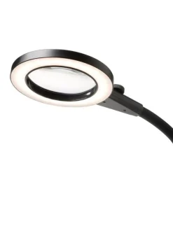 Magni portabel oppladbar gulvlampe med forstørrelsesglass
