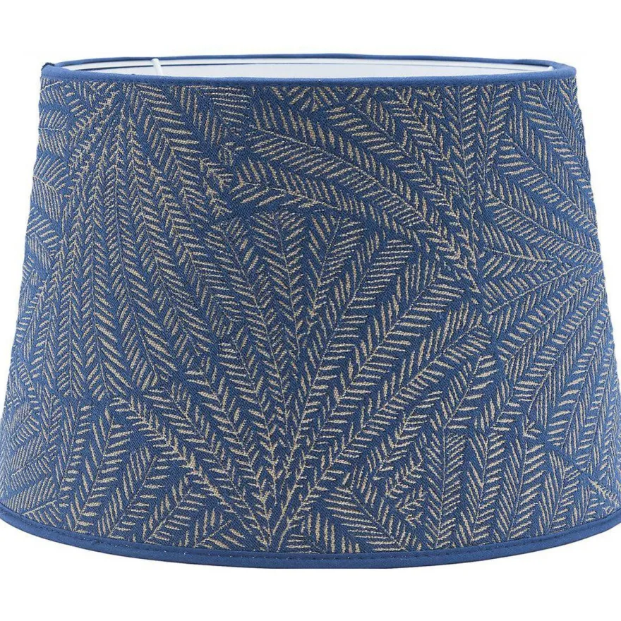 Malcolm bordlampe m/lampeskjerm E27 - Svart/Blå
