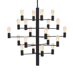 Manola 20 inkl dimbar LED - Svart