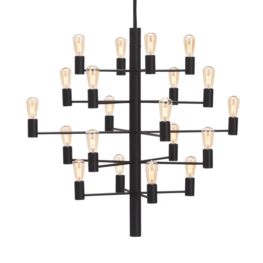 Manola 20 inkl dimbar LED - Svart