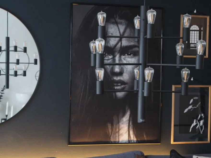 Manola 12 ink LED - Svart