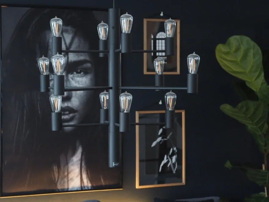 Manola 12 ink LED - Svart