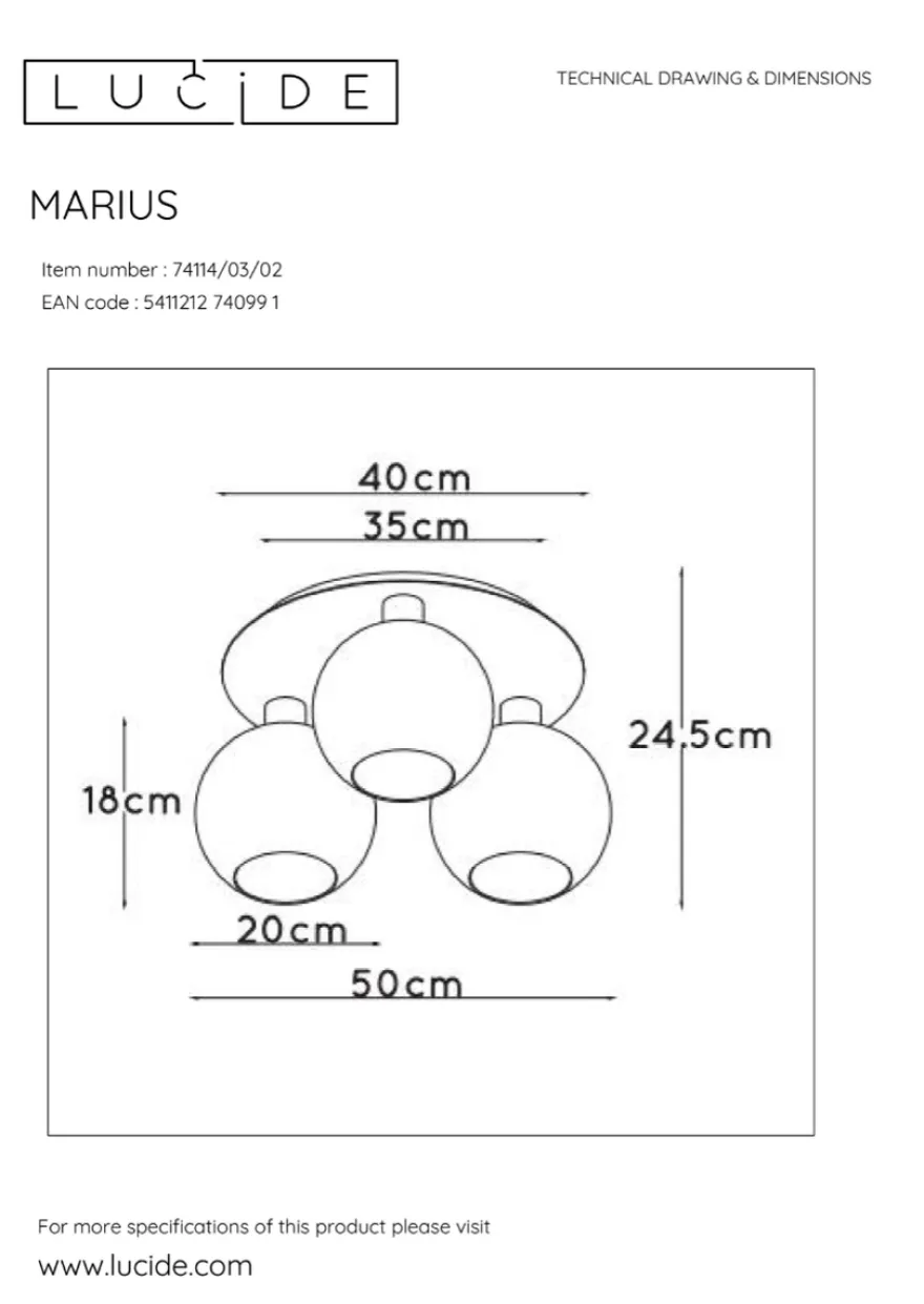 Marius taklampe 3
