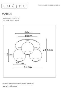 Marius taklampe 3