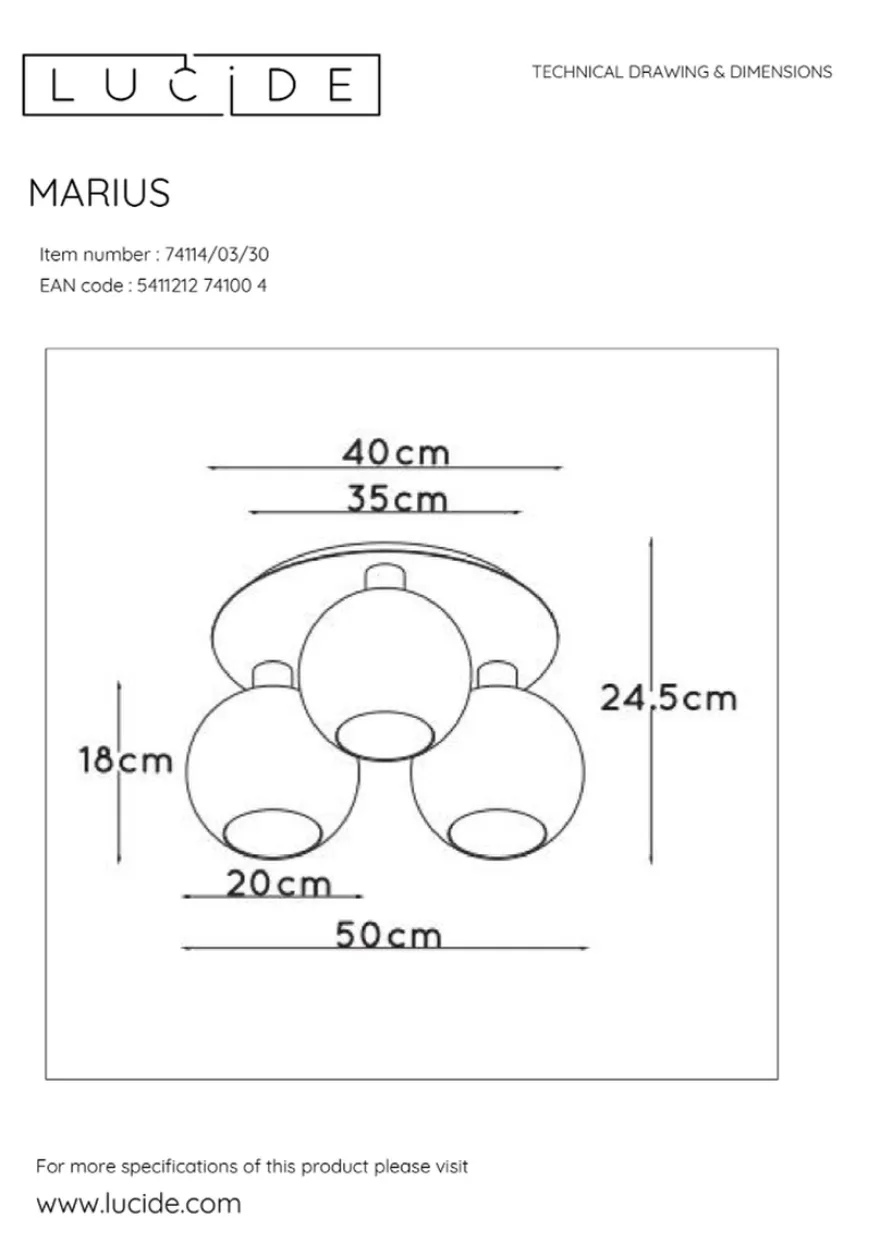 Marius taklampe 3