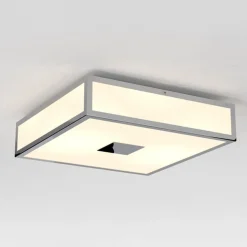 Mashiko 300 Square taklampe IP44 - Polert Krom