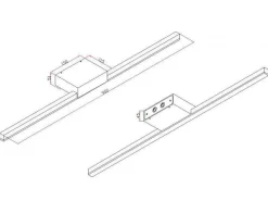 Misty duo 90 LED baderomslampe - Hvit