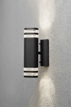 Modena vegglampe II opp/ned - Svart