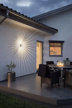 Monza vegglampe utendørs IP54 3W - Messing farget