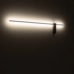 Motive vegglampe large 120 cm 17W 3000K - Svart