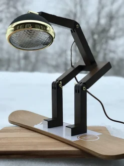 Mr. Wattson bordlampe, Limited Edition - Svart og messing