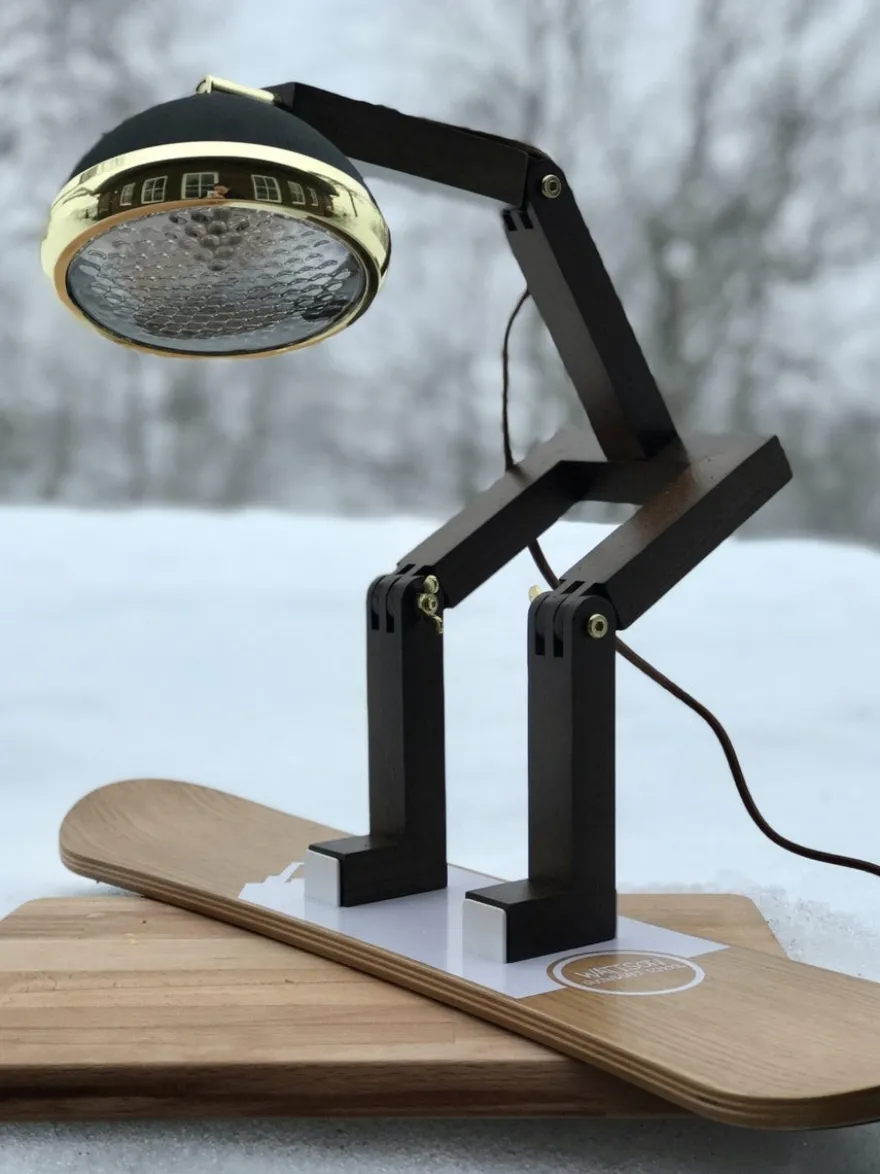 Mr. Wattson bordlampe, Limited Edition - Svart og messing