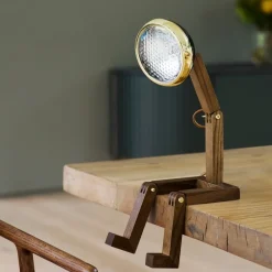 Mr. Wattson bordlampe, Limited Edition - Svart og messing