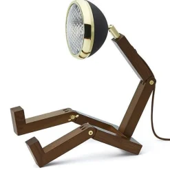 Mr. Wattson bordlampe, Limited Edition - Svart og messing