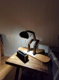 Mr. Wattson bordlampe, Limited Edition - Svart og messing