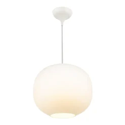 Navone takpendel 30 cm - Hvit/Messingfarget