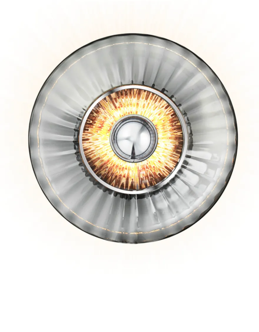 New Wave Optic 26 Wall Lamp - Klar