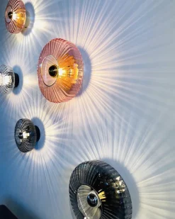 New Wave Optic XL Wall Lamp - Smoke