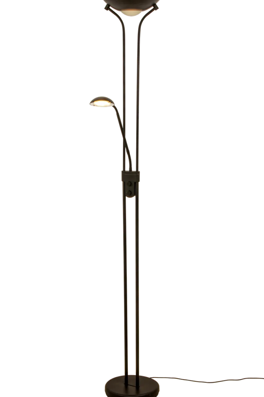 Nice gulvlampe uplight med leselysarm