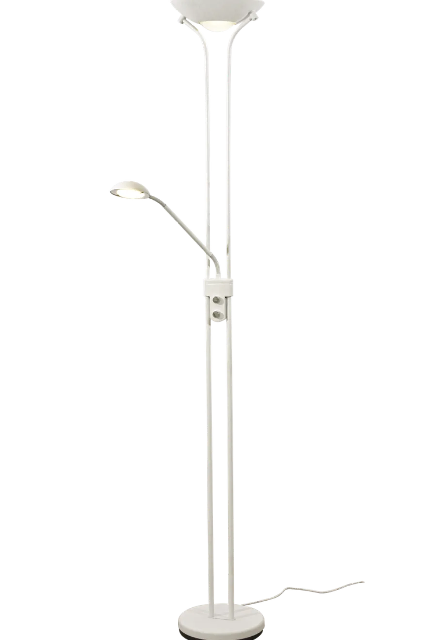 Nice gulvlampe uplight med leselysarm