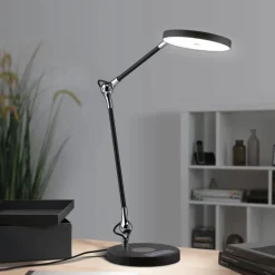 Numis skrivebordslampe 11W 2700-6500 Kelvin 3-step dim - Trådløs lader for mobil