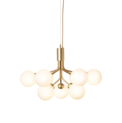 Nuura Apiales 9 messing/opal