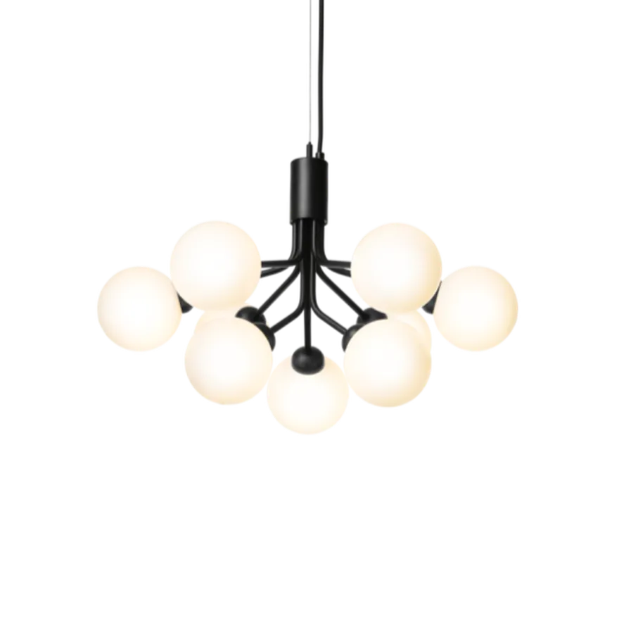 Nuura Apiales 9 satin svart/opal