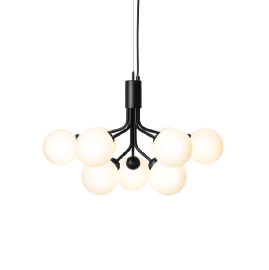 Nuura Apiales 9 satin svart/opal