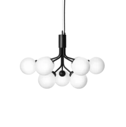 Nuura Apiales 9 satin svart/opal
