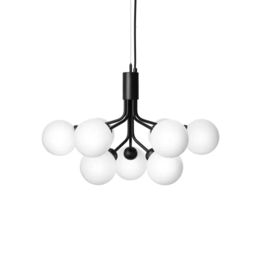 Nuura Apiales 9 satin svart/opal