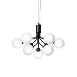 Nuura Apiales 9 satin svart/opal