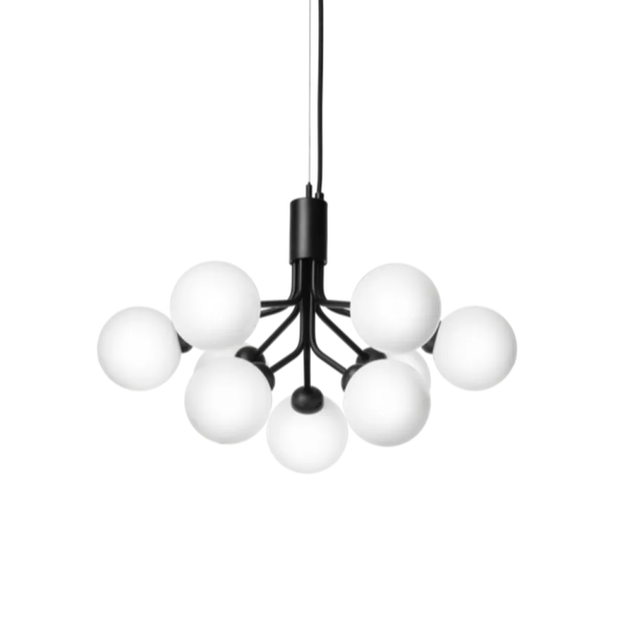 Nuura Apiales 9 satin svart/opal