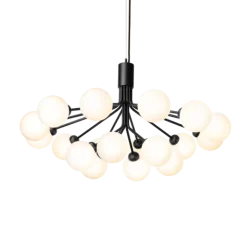 Nuura Apiales 18 satin svart/opal