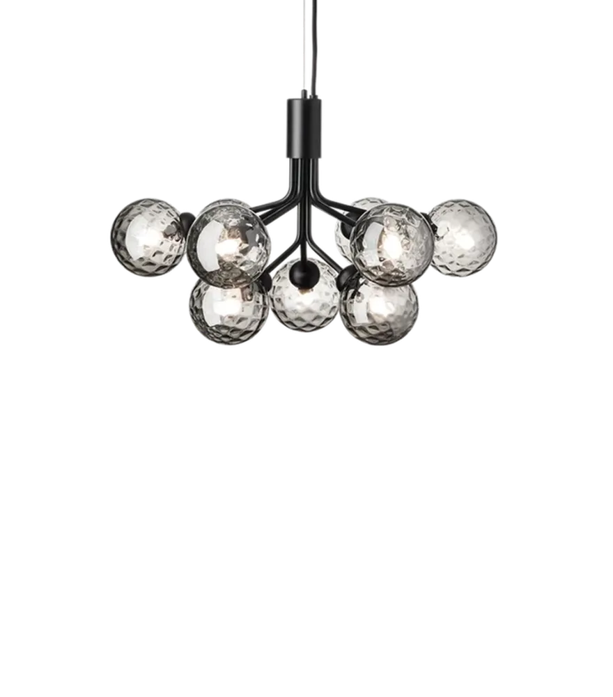 Nuura Apiales 9 svart/optic glass