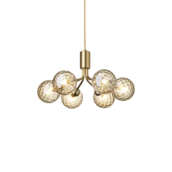 Nuura Apiales 6 taklampe messing / optic gold