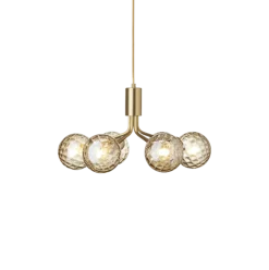 Nuura Apiales 6 taklampe messing / optic gold