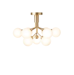 Nuura Apiales 9 taklampe messing/opal