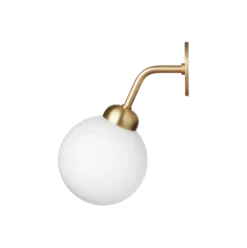 Nuura Apiales vegglampe - direkte montering - messing/Opal