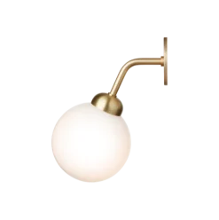 Nuura Apiales vegglampe - direkte montering - messing/Opal